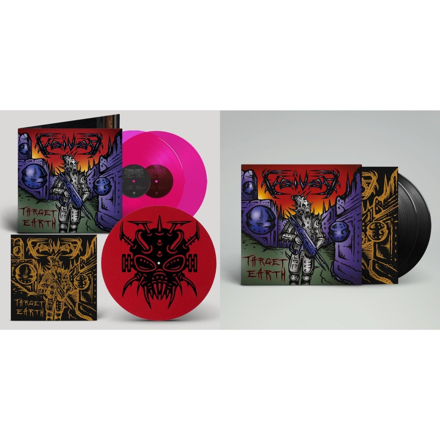 Voivod - Target Earth & Target Earth (Magenta LP Vinyl)