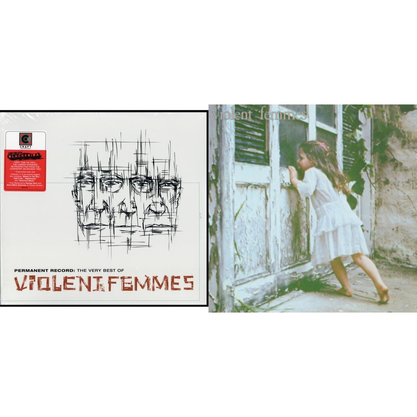 Violent Femmes - Permanent Record: The Very Best Of Violent Femmes (Coke Bottle Clear Vinyl/2LP) & Violent Femmes (Deluxe) (3LP/7 Inch)