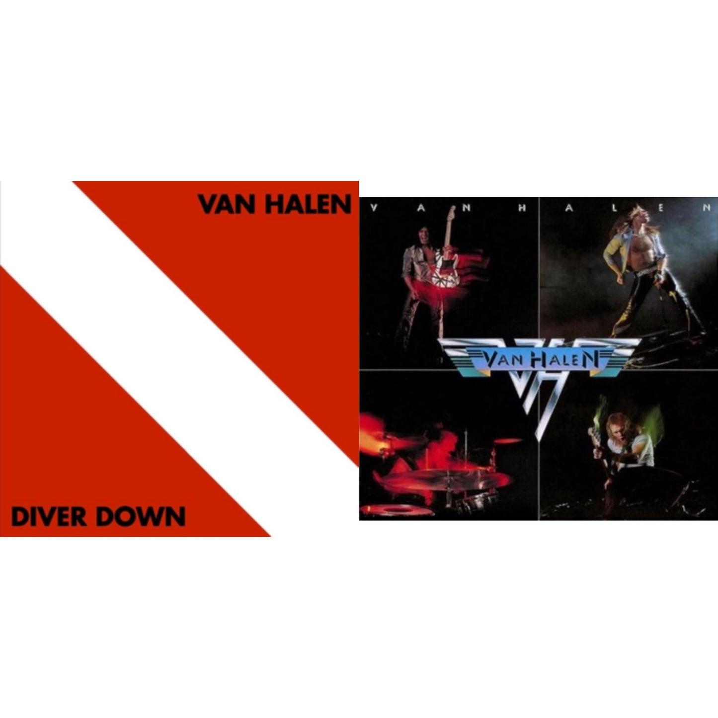 Van Halen - Diver Down & Van Halen (Digitally Remastered) - LP Vinyl Bundle