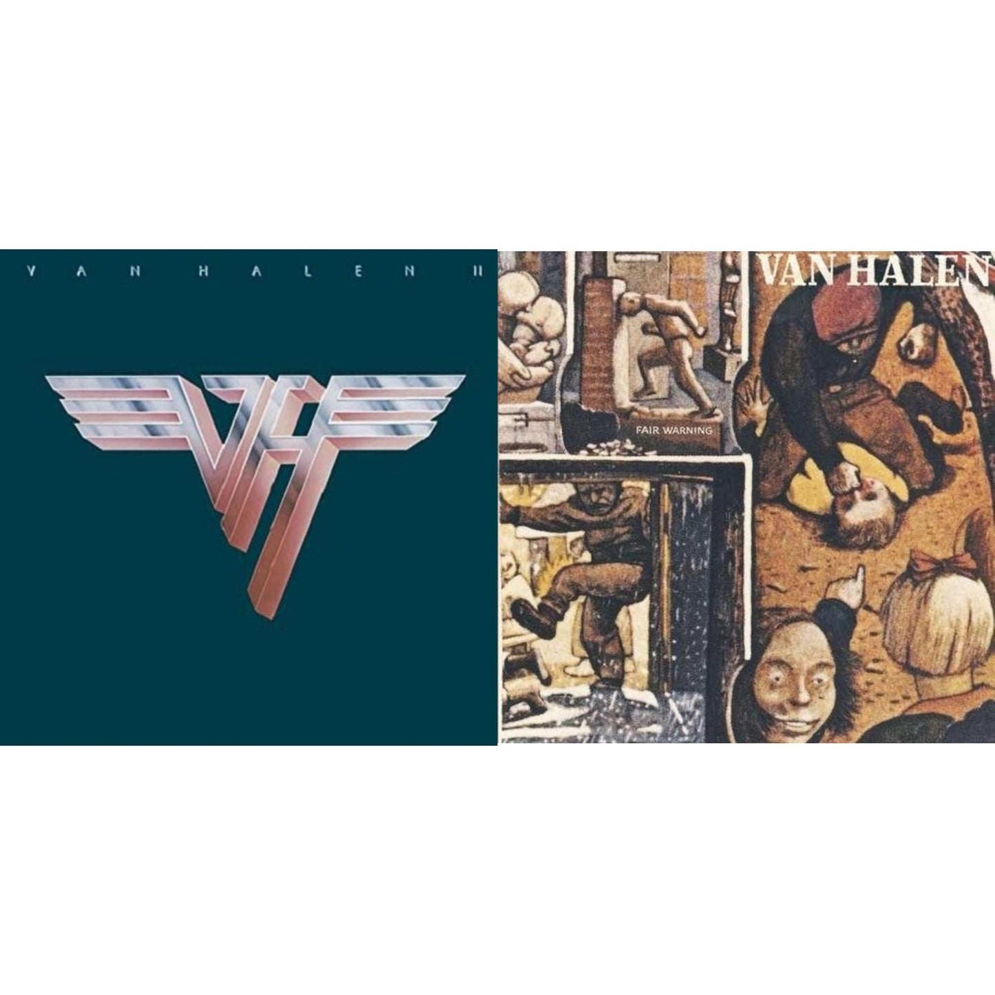 Van Halen - Van Halen Ii (180G/Remastered) & Fair Warning - LP Vinyl Bundle