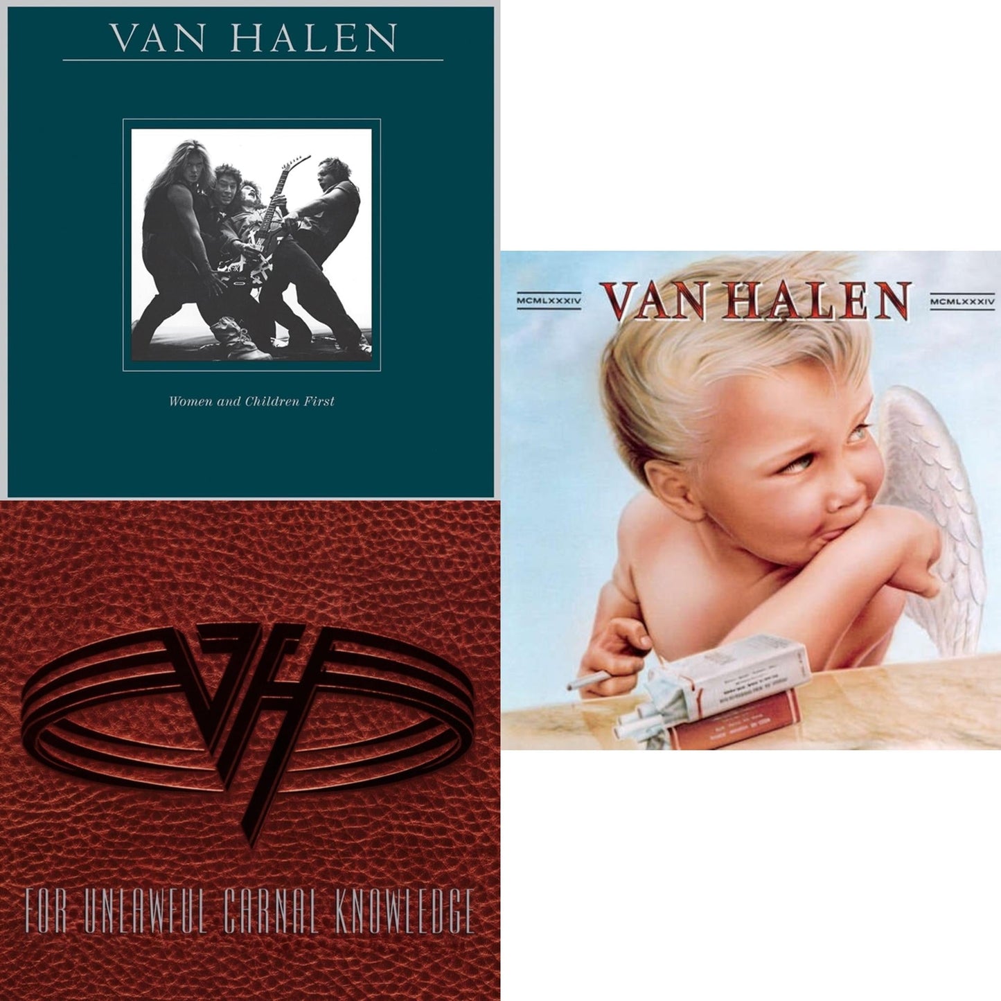 Van Halen - Women & Children First & 1984 & For Unlawful Carnal Knowledge (2LP/Blu-Ray/2CD)