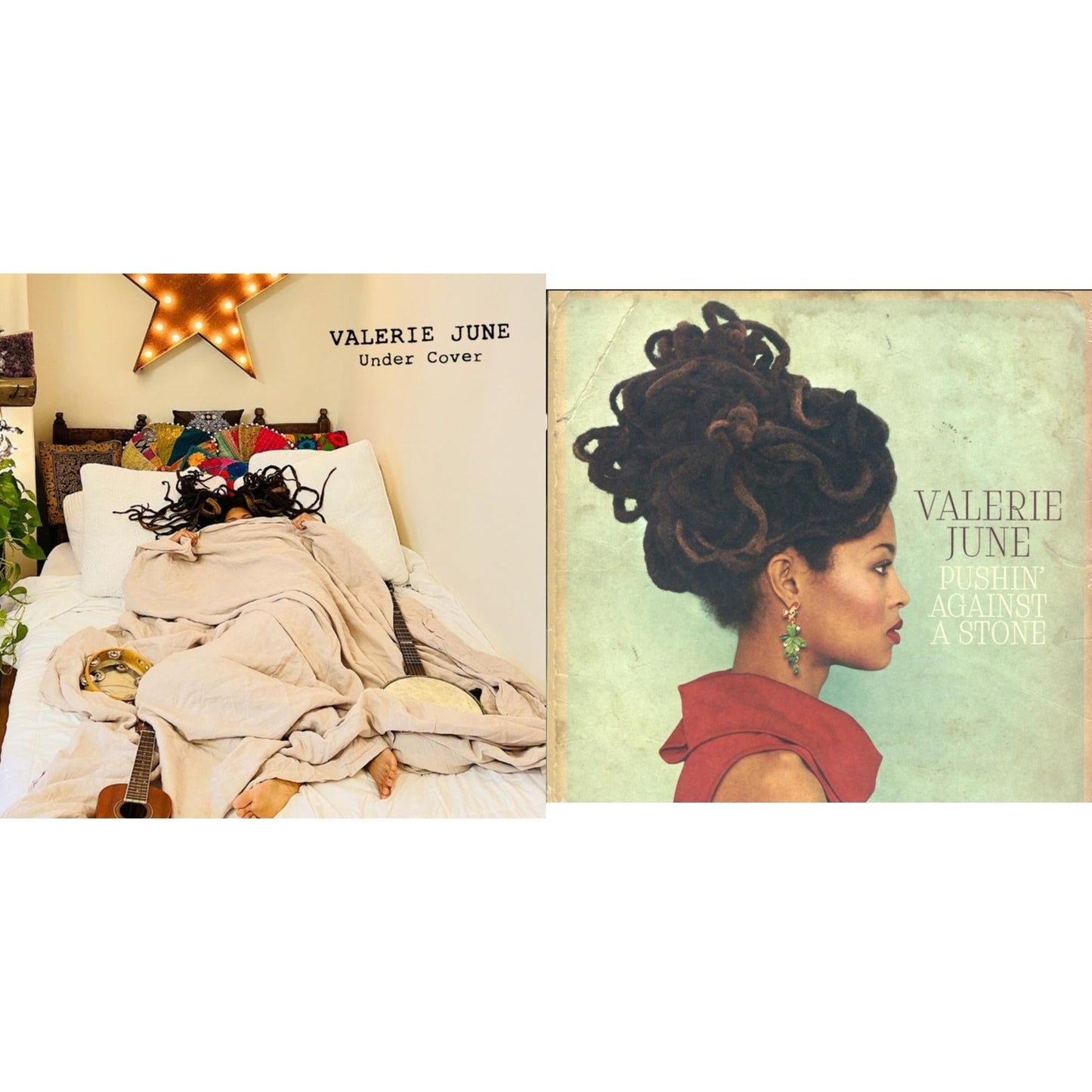 Valerie June - Pushin' Against A Stone & Under Cover (Magenta Red LP Vinyl)