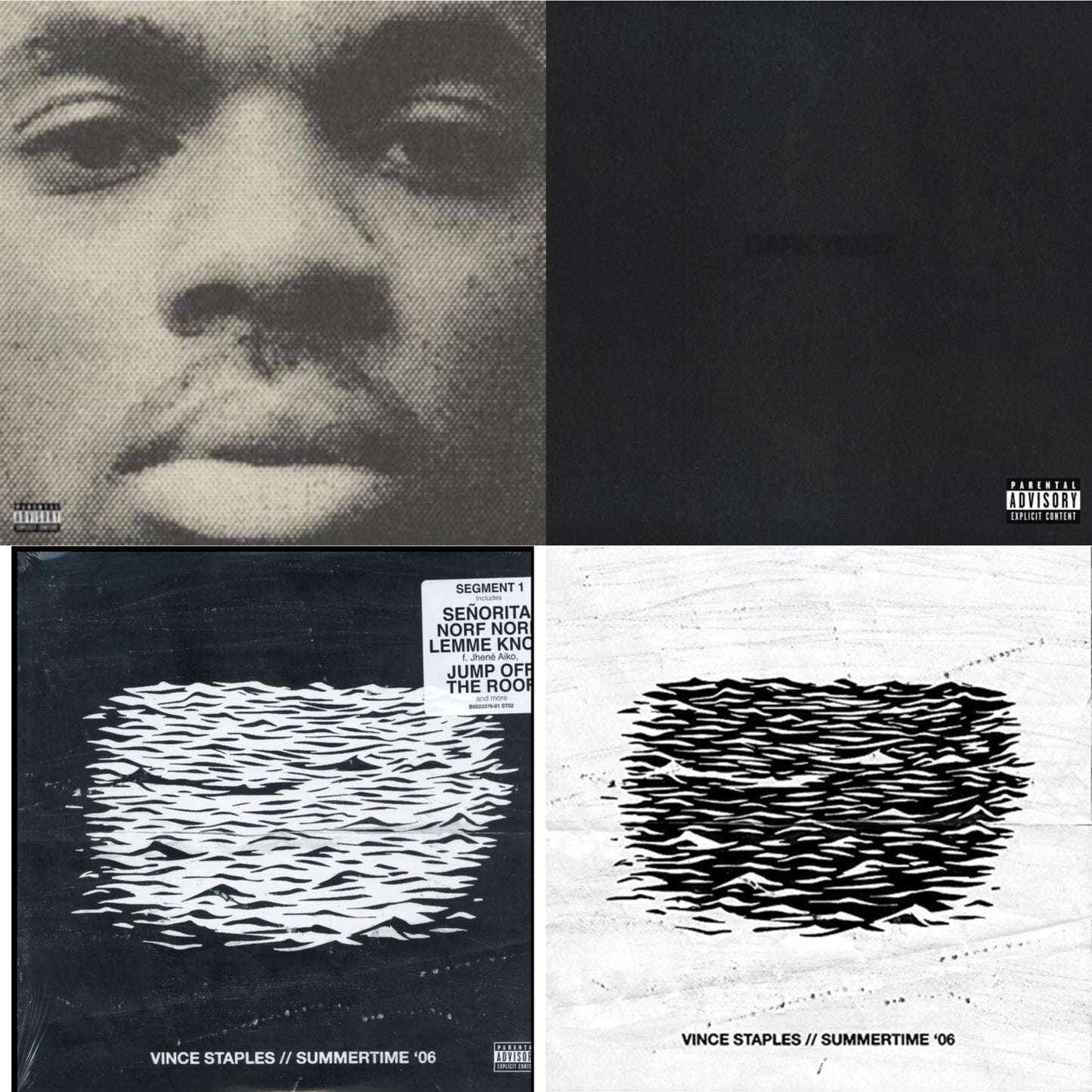 Vince Staples - Vince Staples (X) & Dark Times & Summertime 06 (X) (Segment 1) & Summertime 06 (Exp) (Segment 2) - LP Vinyl Bundle