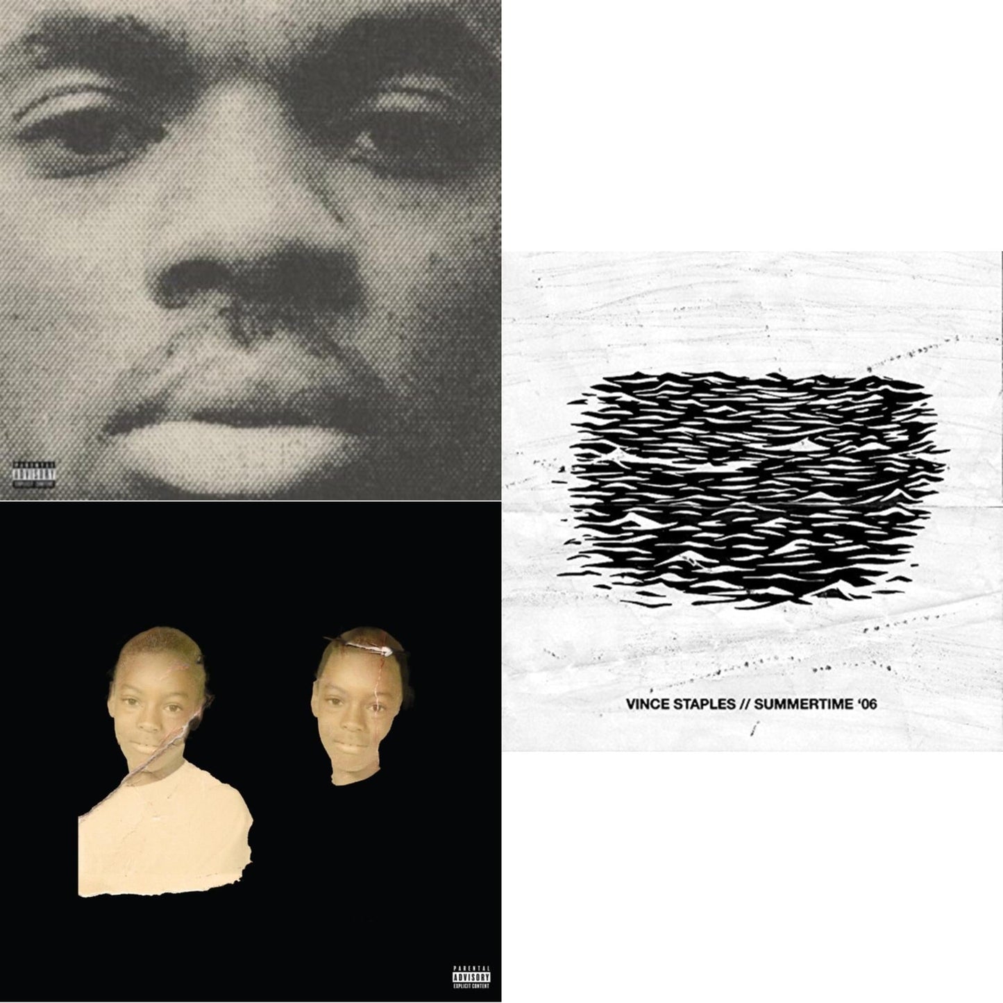 Vince Staples - Vince Staples (X) & Ramona Park Broke My Heart (X) & Summertime 06 (Exp) (Segment 2) - LP Vinyl Bundle