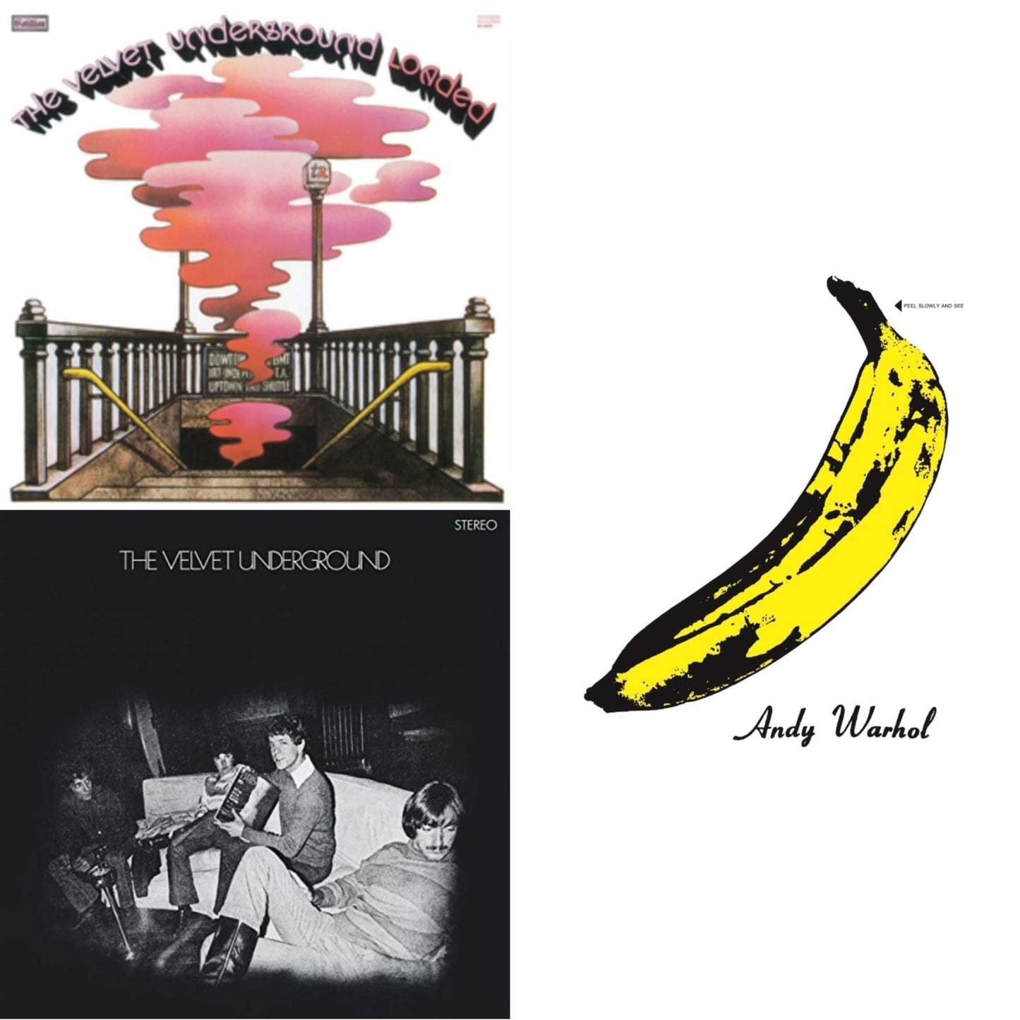 Velvet Underground - Loaded & Velvet Underground (45Th Anniversary) & Velvet Underground & Nico - LP Vinyl Bundle