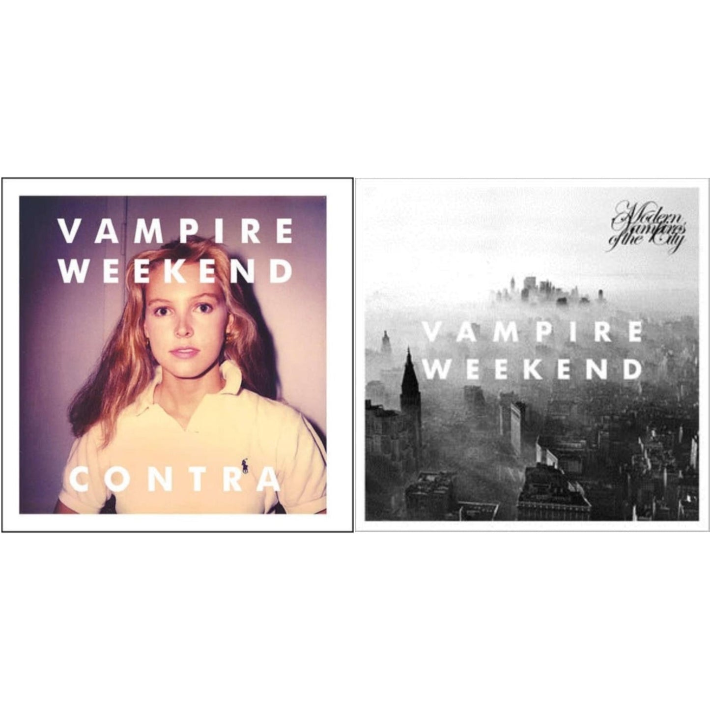 Vampire Weekend - Contra & Modern Vampires Of The City - LP Vinyl Bundle