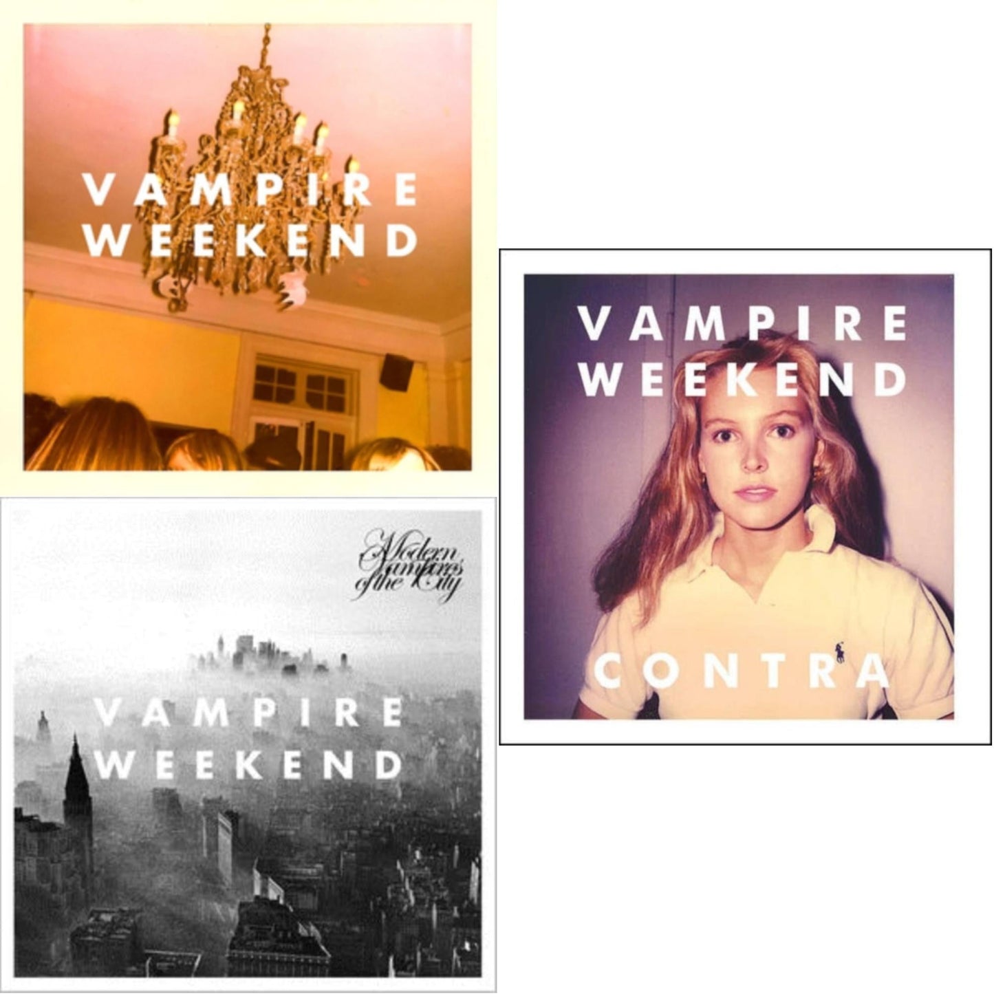 Vampire Weekend - Vampire Weekend & Contra & Modern Vampires Of The City - LP Vinyl Bundle