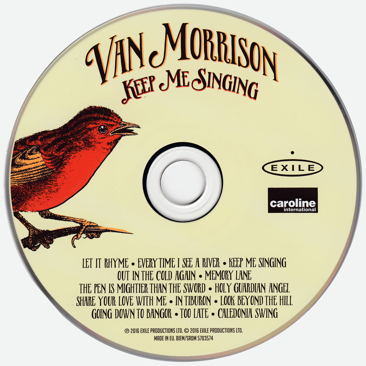 Van Morrison – Keep Me Singing Music CD