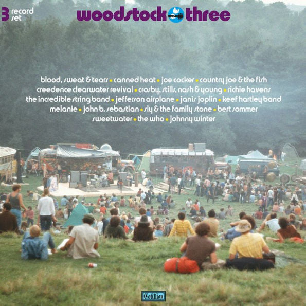 Various Artists Woodstock Three Vinyl Record