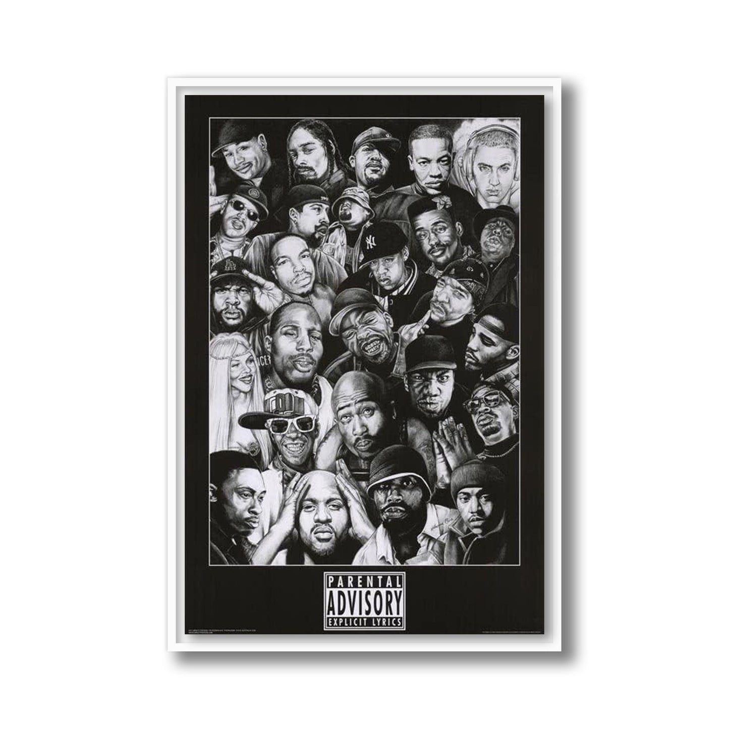 Rap Legends Framed Poster