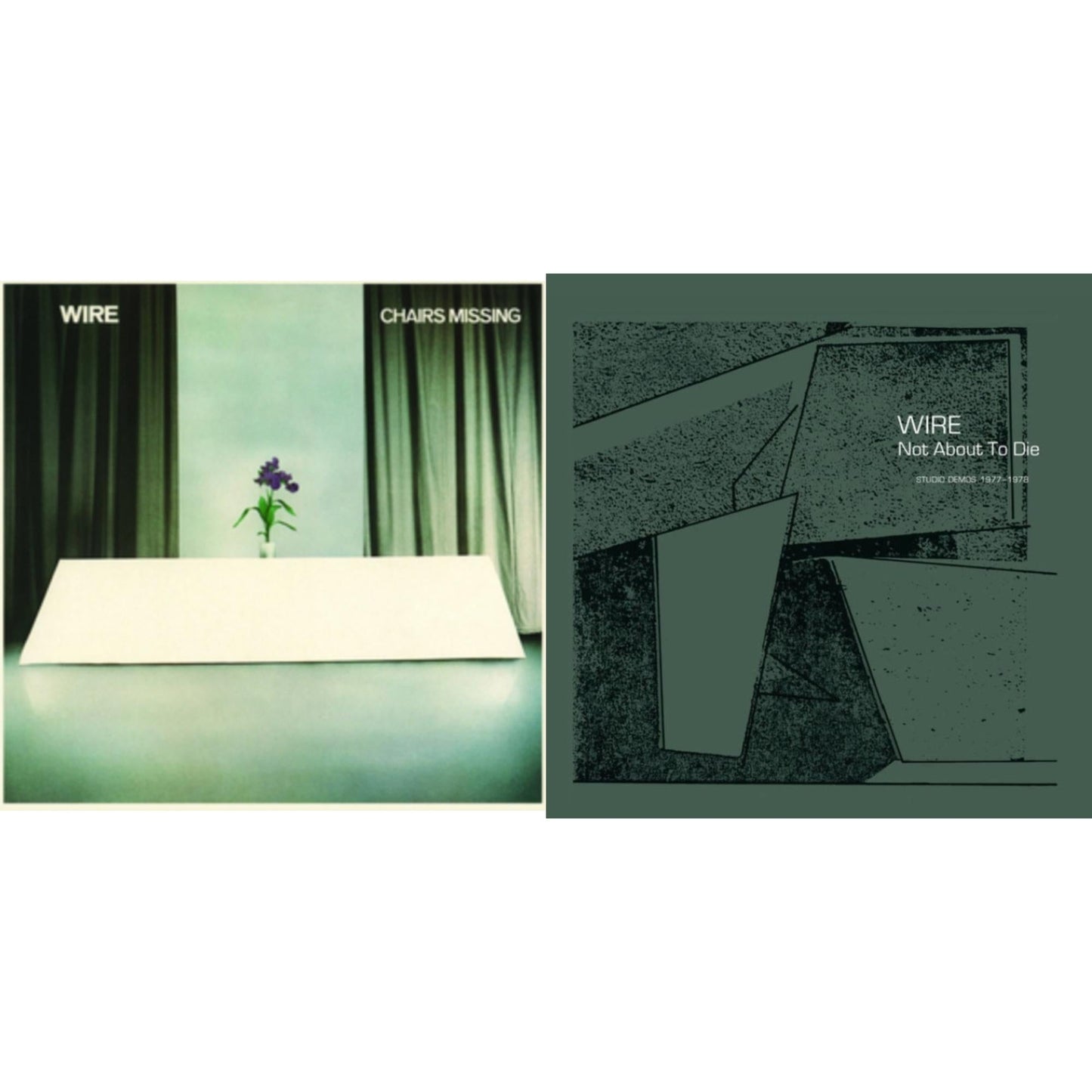 Wire - Chairs Missing (Remastered) & Not About To Die - LP Vinyl Bundle