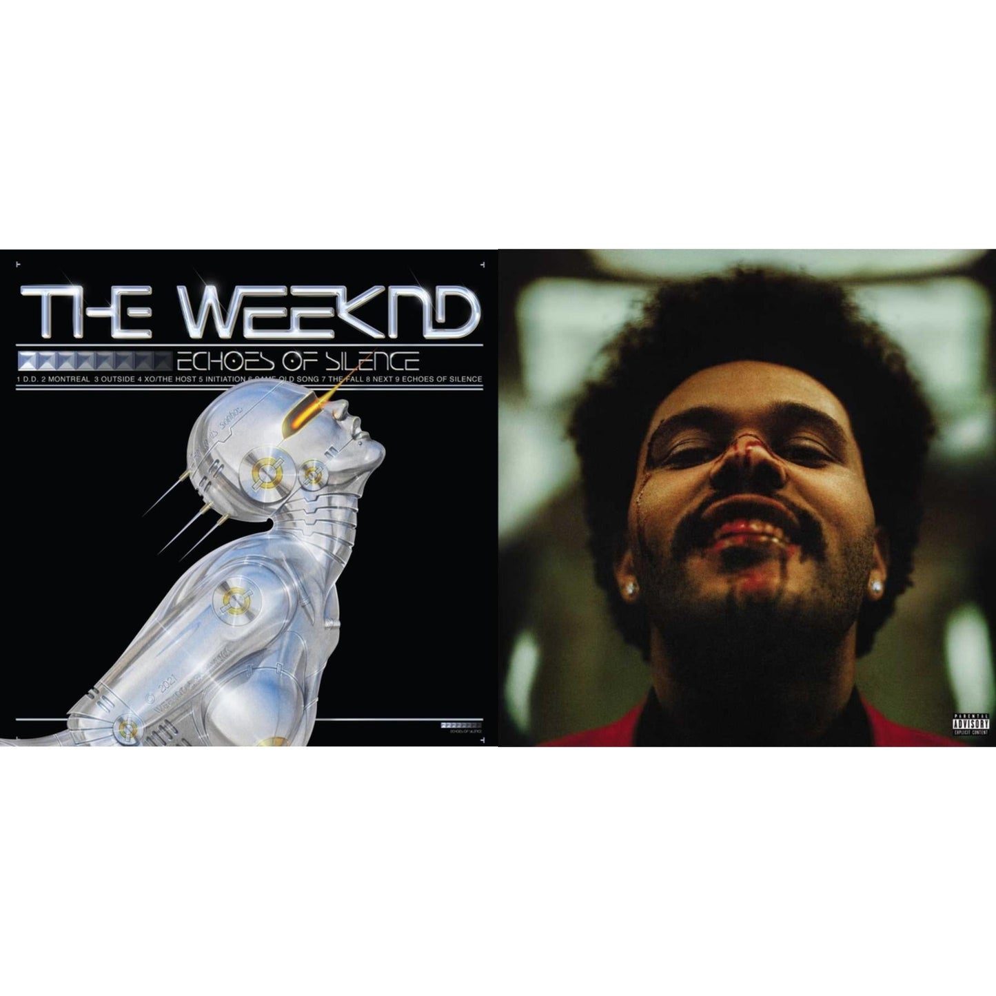 Weeknd - Echoes Of Silence (Alternate Cover Vinyl/2LP) & After Hours (X) (2LP/Clear W/ Red Splatter Vinyl)