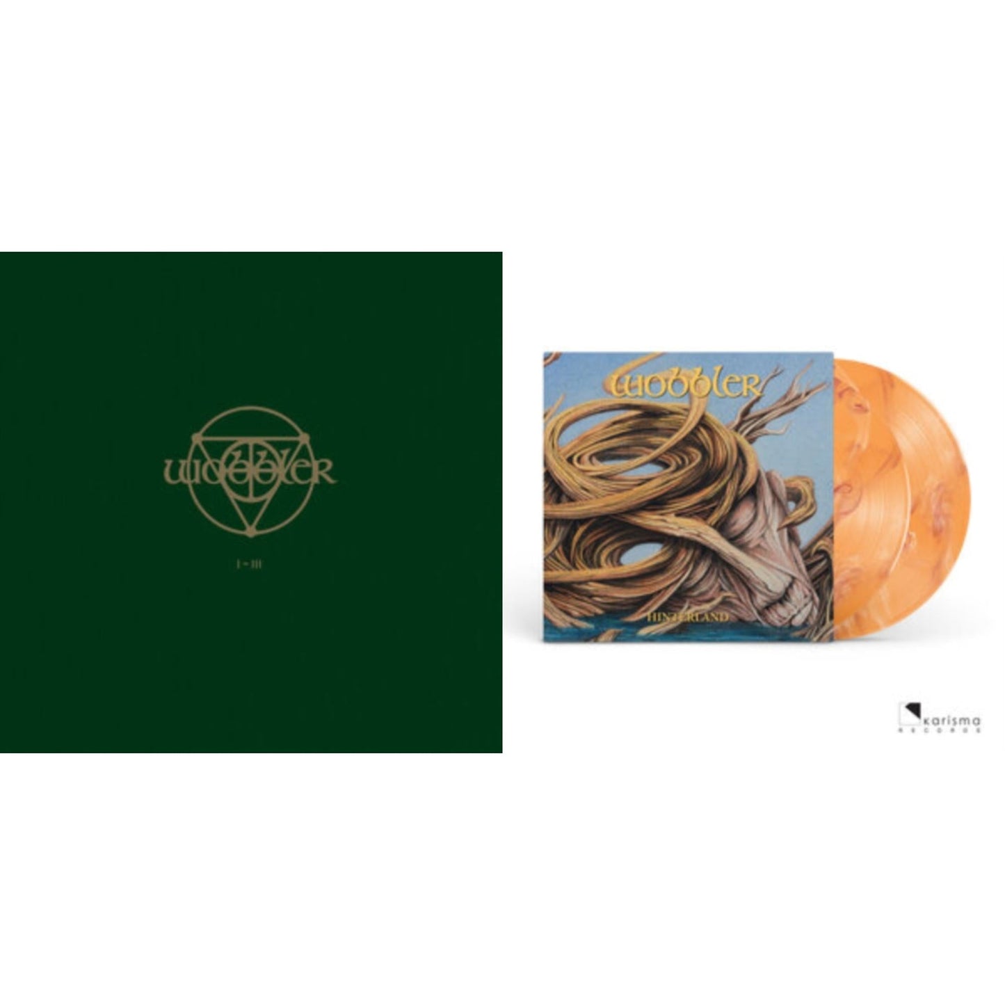 Wobbler - I - Iii (3LP/Color Vinyl/Booklet/Slipmat) & Hinterland (2LP/Marble Vinyl)