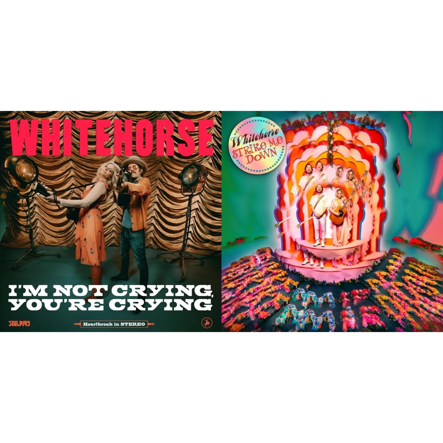 Whitehorse - Strike Me Down & I'm Not Crying, You're Crying - LP Vinyl Bundle
