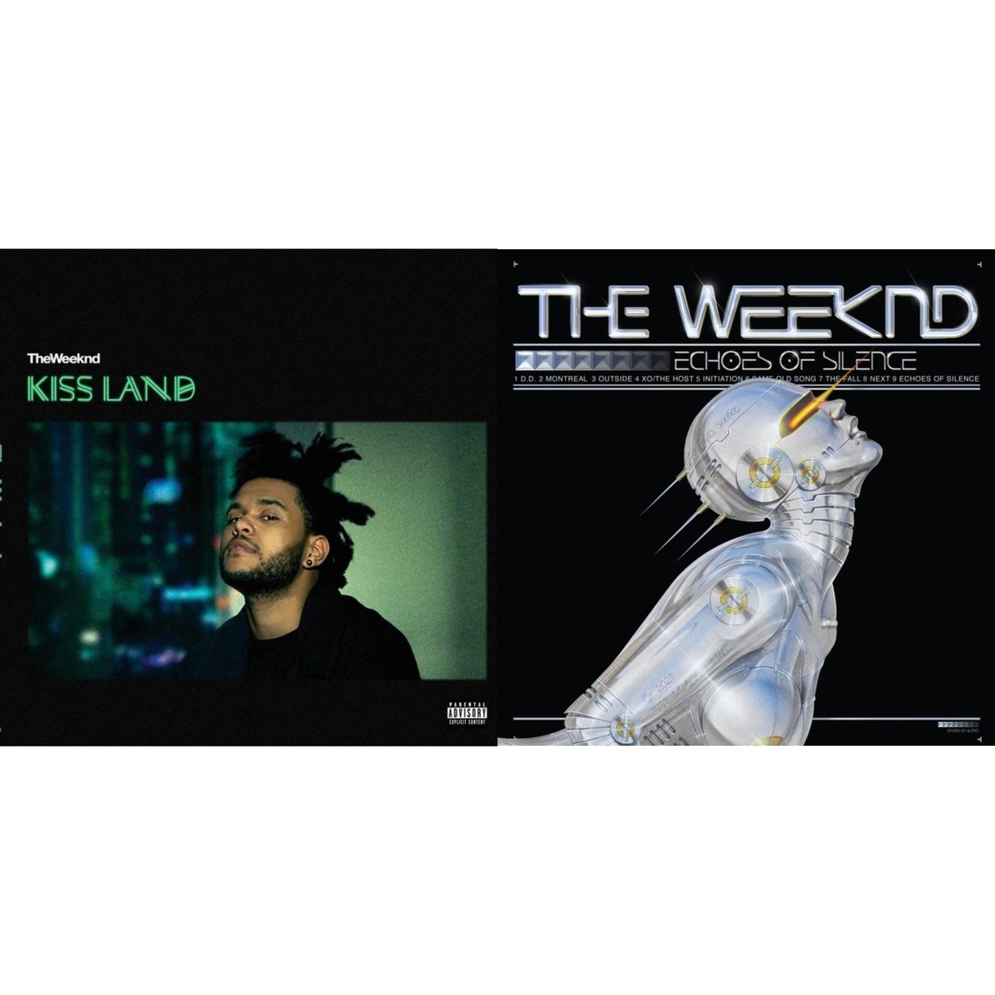 Weeknd - Echoes Of Silence (Alternate Cover Vinyl/2LP) & Kiss Land (2 LP/Seaglass Vinyl)