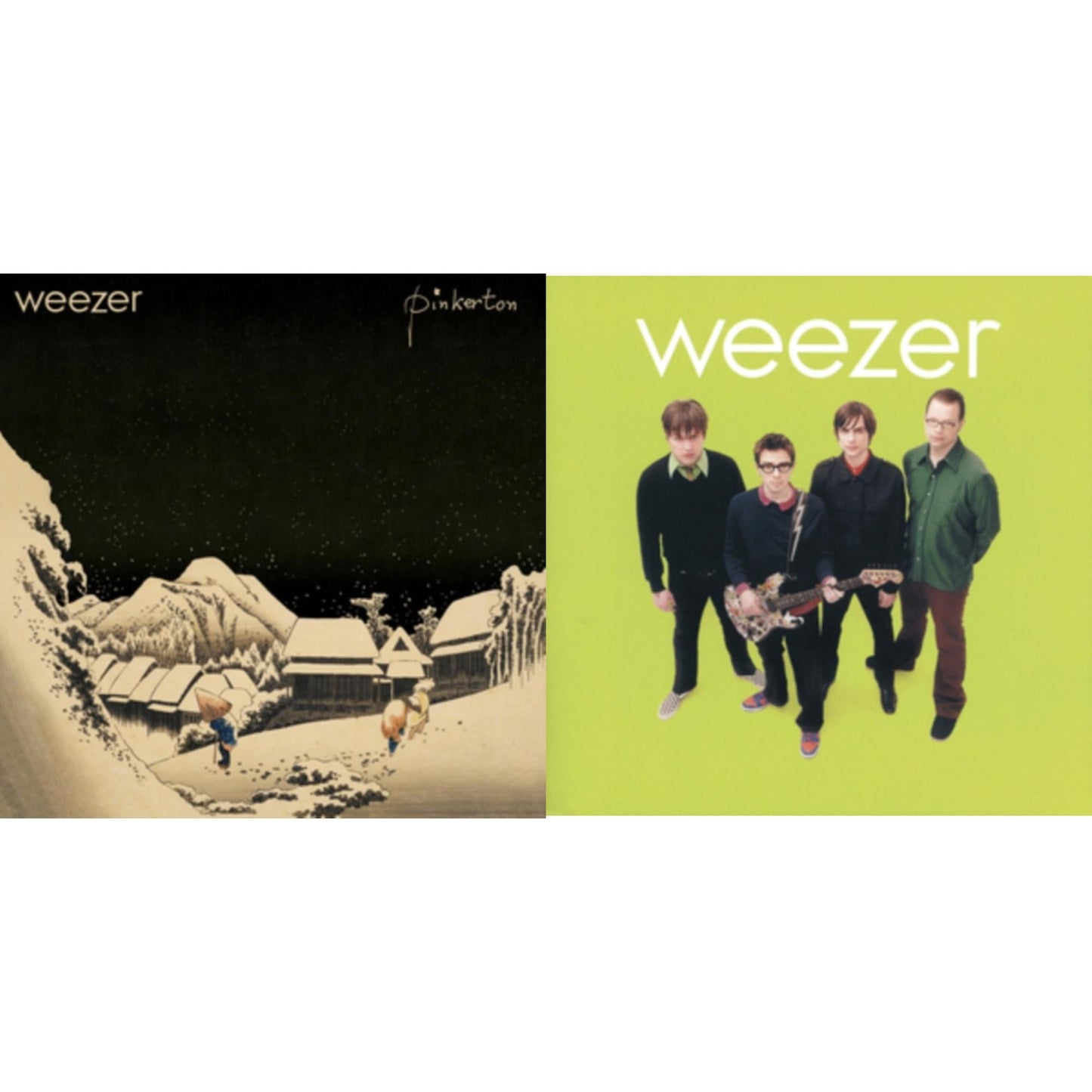 Weezer - Pinkerton & Weezer (Green Album) - LP Vinyl Bundle