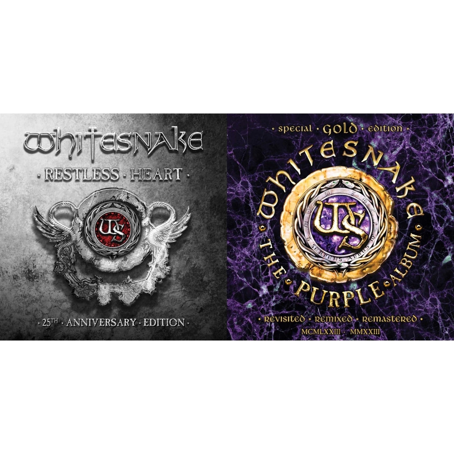 Whitesnake - Restless Heart (2021 Remix) (2LP) & Purple Album: Special Gold Edition (2LP)