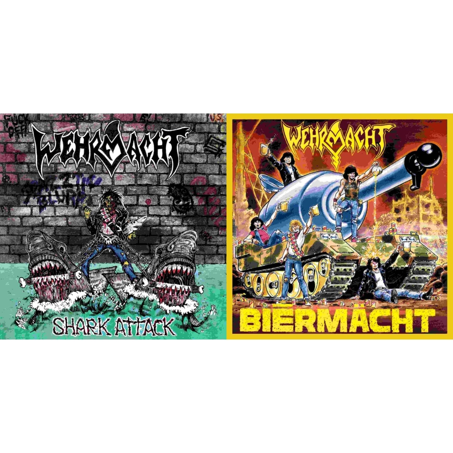Wehrmacht - Shark Attack (2CD) & Biermacht (2CD)