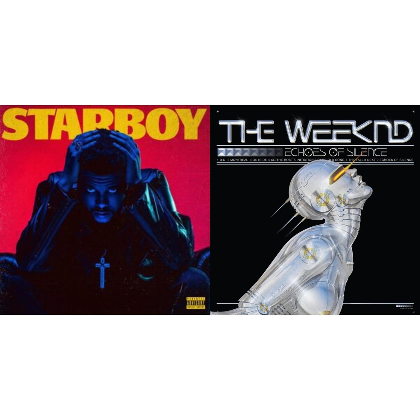 Weeknd - Echoes Of Silence (Alternate Cover Vinyl/2LP) & Starboy (2LP/Translucent Red Vinyl/Gatefold)