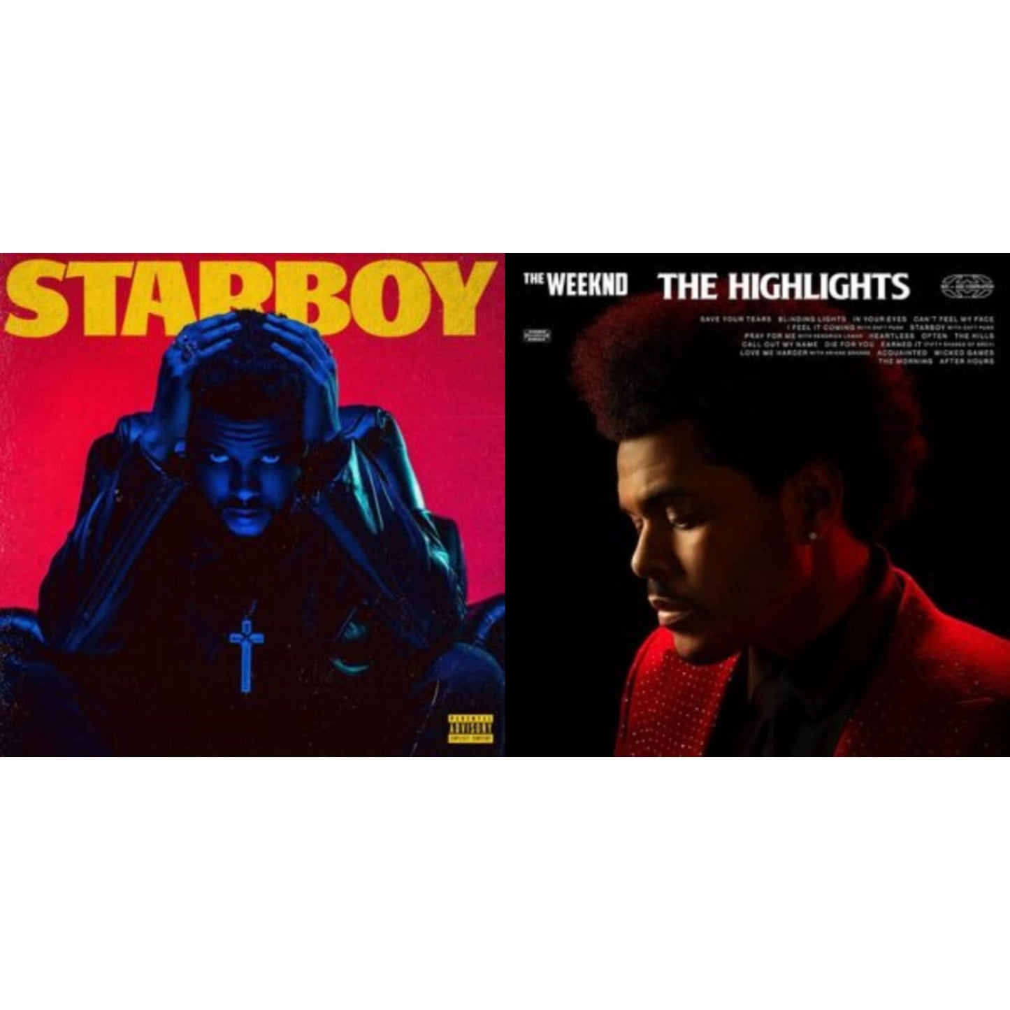 Weeknd - Starboy (2LP/Translucent Red Vinyl/Gatefold) & Highlights (2LP)