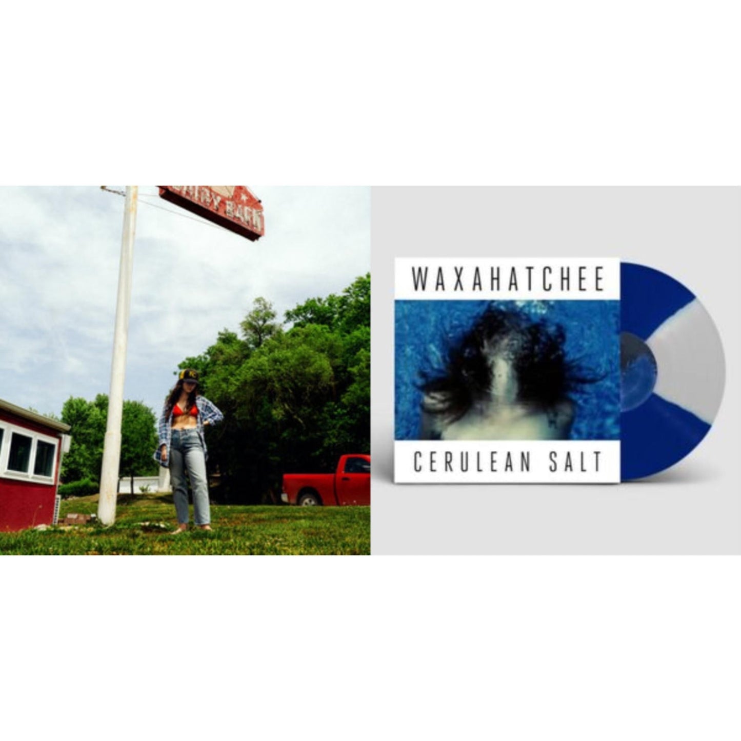 Waxahatchee - Tigers Blood & Cerulean Salt (Blue & Whte Quad LP Vinyl)