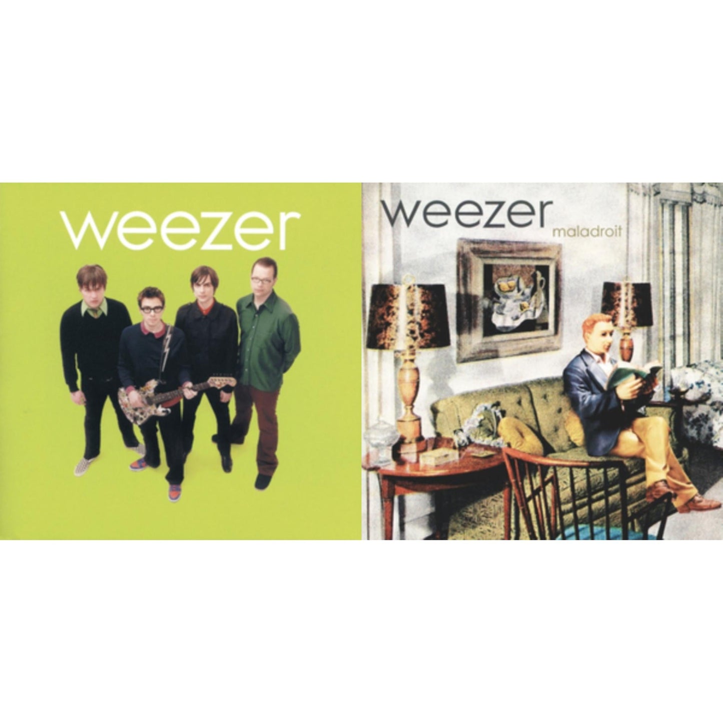Weezer - Weezer (Green Album) & Maladroit - LP Vinyl Bundle