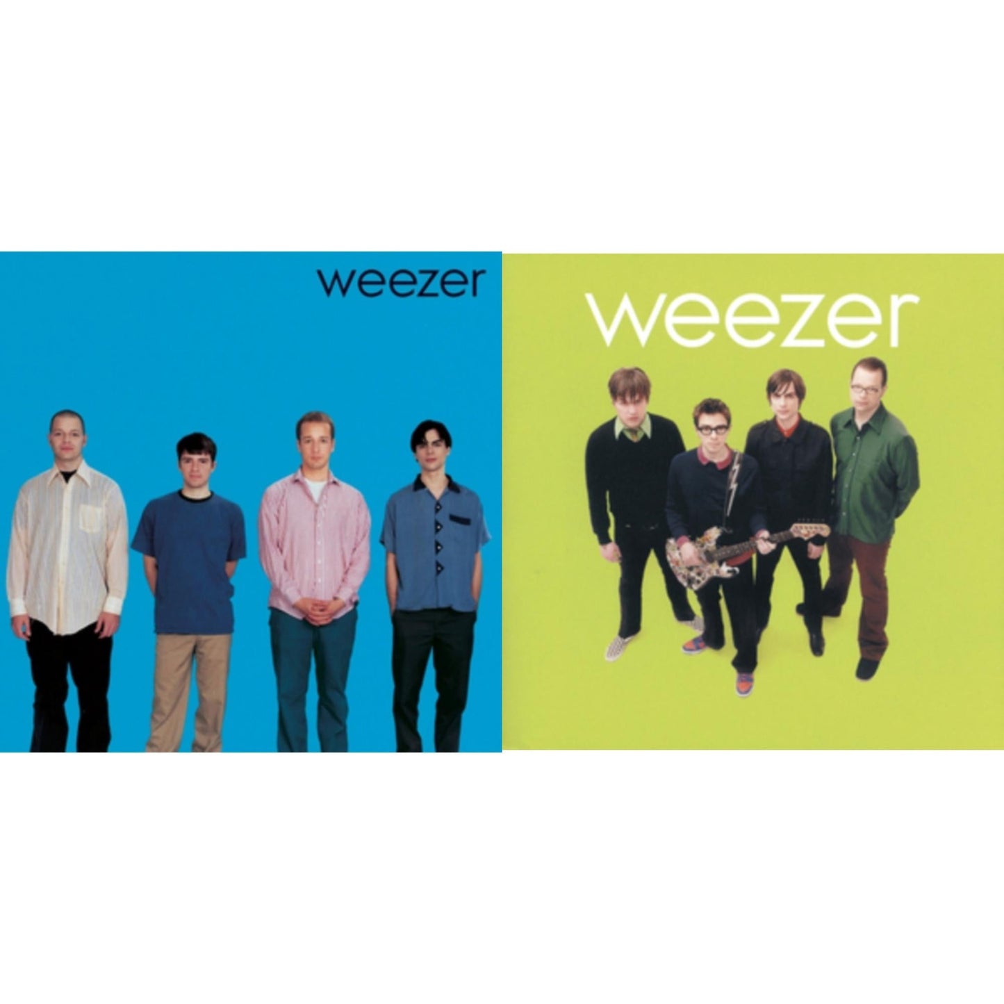 Weezer - Weezer (Blue Album) & Weezer (Green Album) - LP Vinyl Bundle