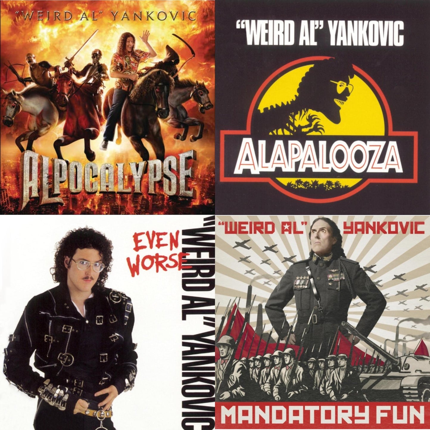 Weird Al Yankovic - Alpocalypse & Alapalooza & Even Worse & Mandatory Fun - CD Bundle