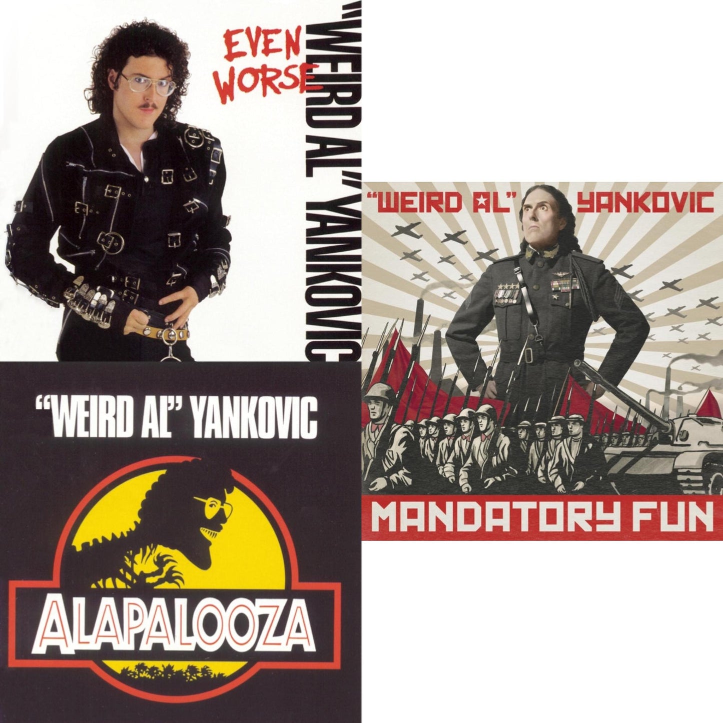 Weird Al Yankovic - Even Worse & Alapalooza & Mandatory Fun - CD Bundle