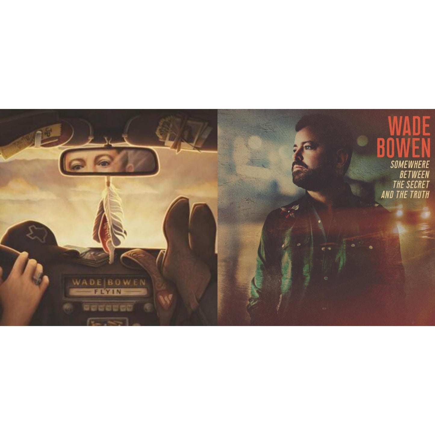 Wade Bowen - Flyin & Somewhere Between The Secret & The Truth - LP Vinyl Bundle