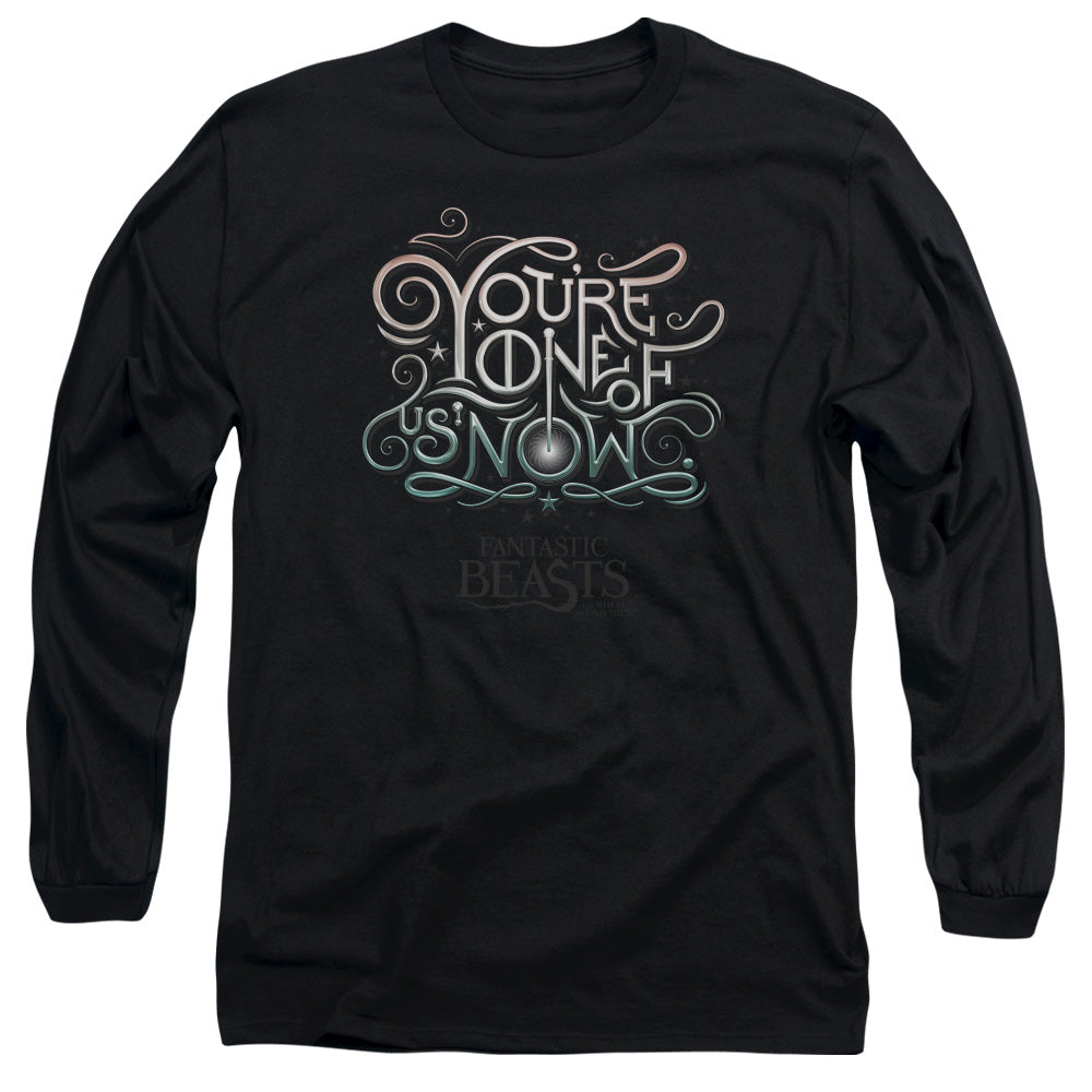 Fantastic Beasts One Of Us Mens Long Sleeve Shirt Black Officially Licensed Officially Licensed