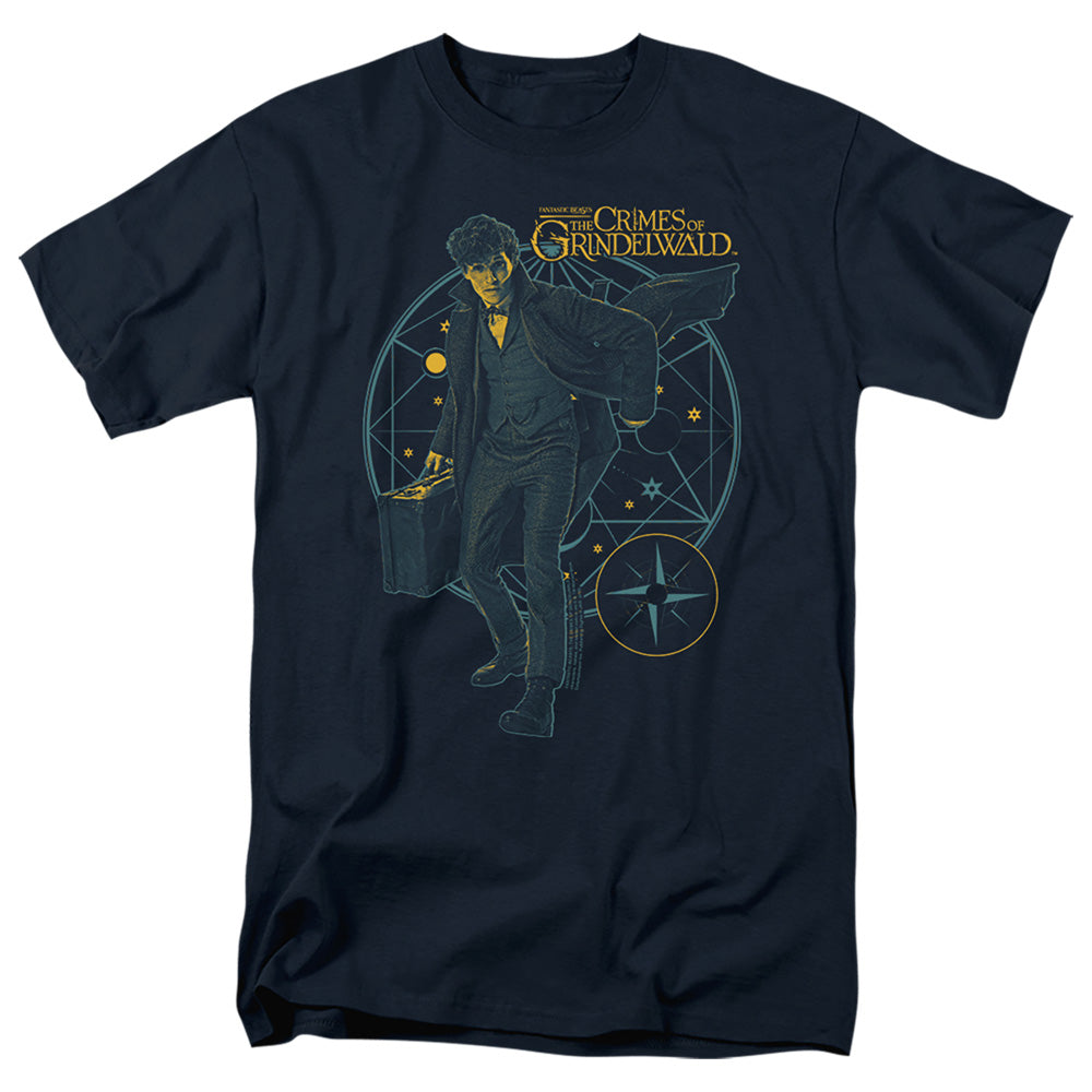 Fantastic Beasts 2 Suitcase Mens T Shirt Navy