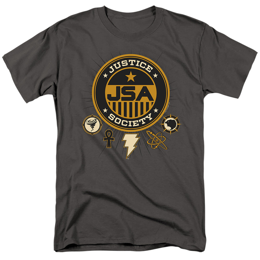 Black Adam Black Adam Justice Society Mens T Shirt Charcoal