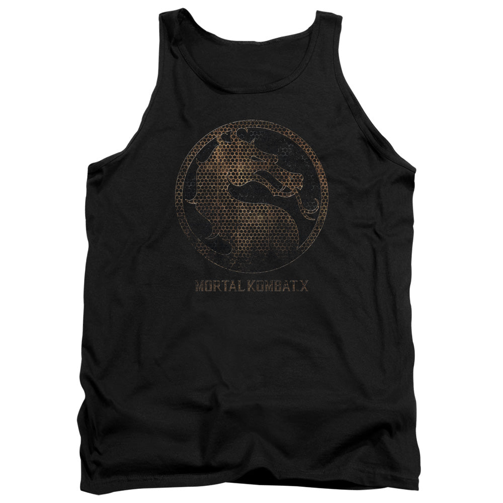 Mortal Kombat X Metal Seal Mens Tank Top Shirt Black Officially Licensed