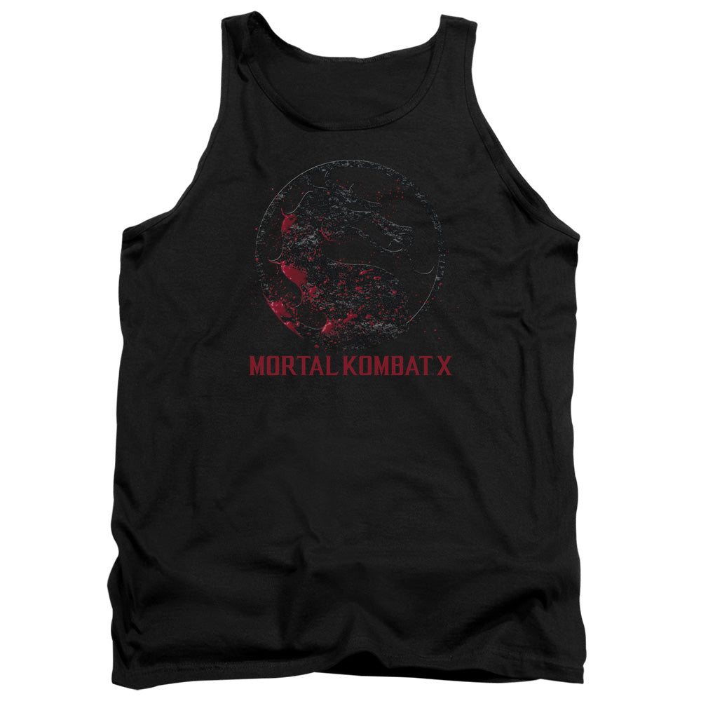 Mortal Kombat X Bloody Seal Mens Tank Top Shirt Black Officially Licensed