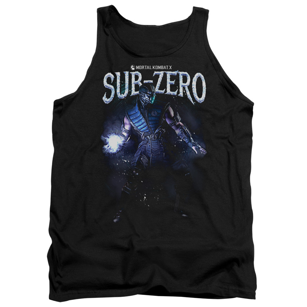Mortal Kombat Sub Zero Mens Tank Top Shirt Black Officially Licensed
