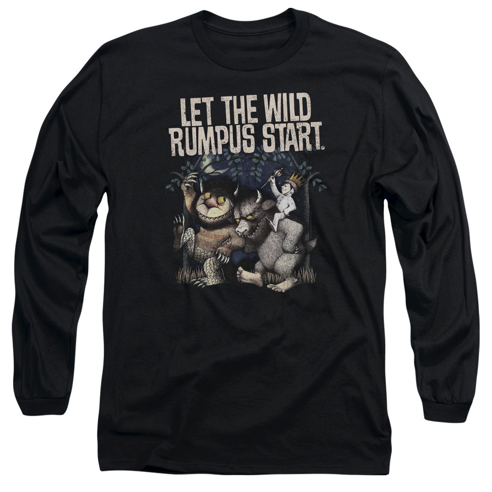 Where The Wild Things Are Wild Rumpus Mens Long Sleeve Shirt Black Officially Licensed
