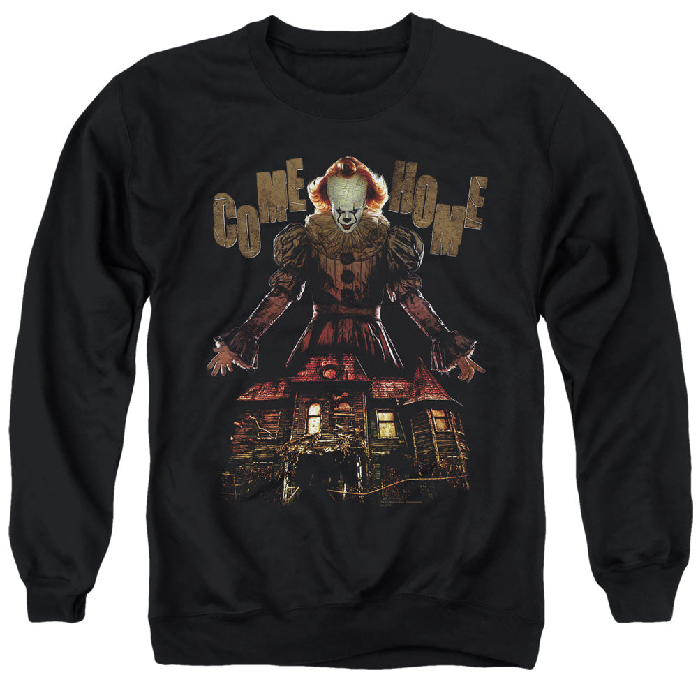 It 2019 Come Home Mens Crewneck Sweatshirt Black Officially Licensed