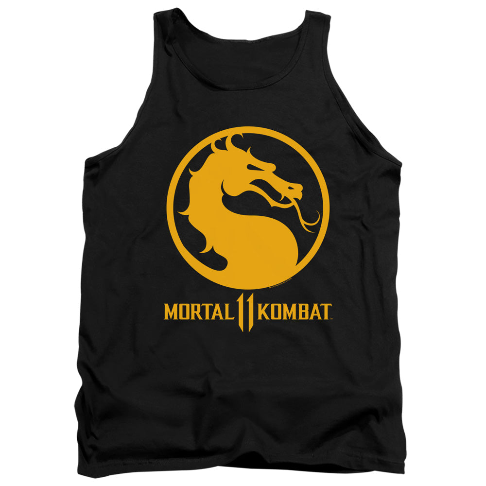 Mortal Kombat 11 Dragon Logo Mens Tank Top Shirt Black Officially Licensed