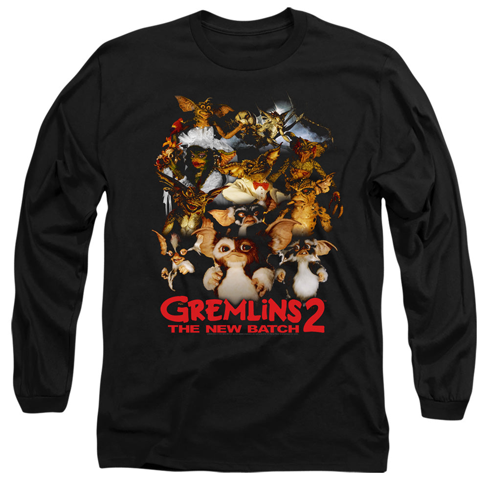Gremlins 2 Goon Crew Mens Long Sleeve Shirt Black Officially Licensed Officially Licensed