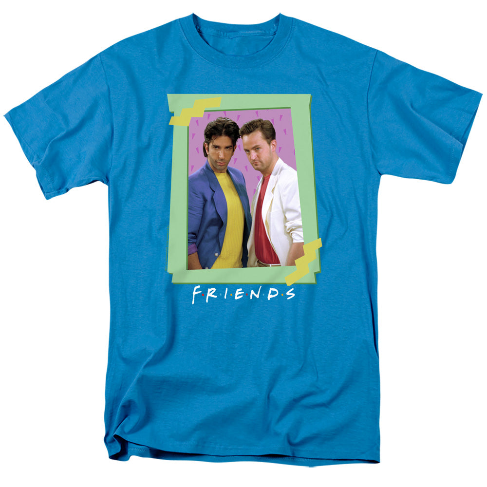 Friends 80S Flashback Mens T Shirt Turquoise