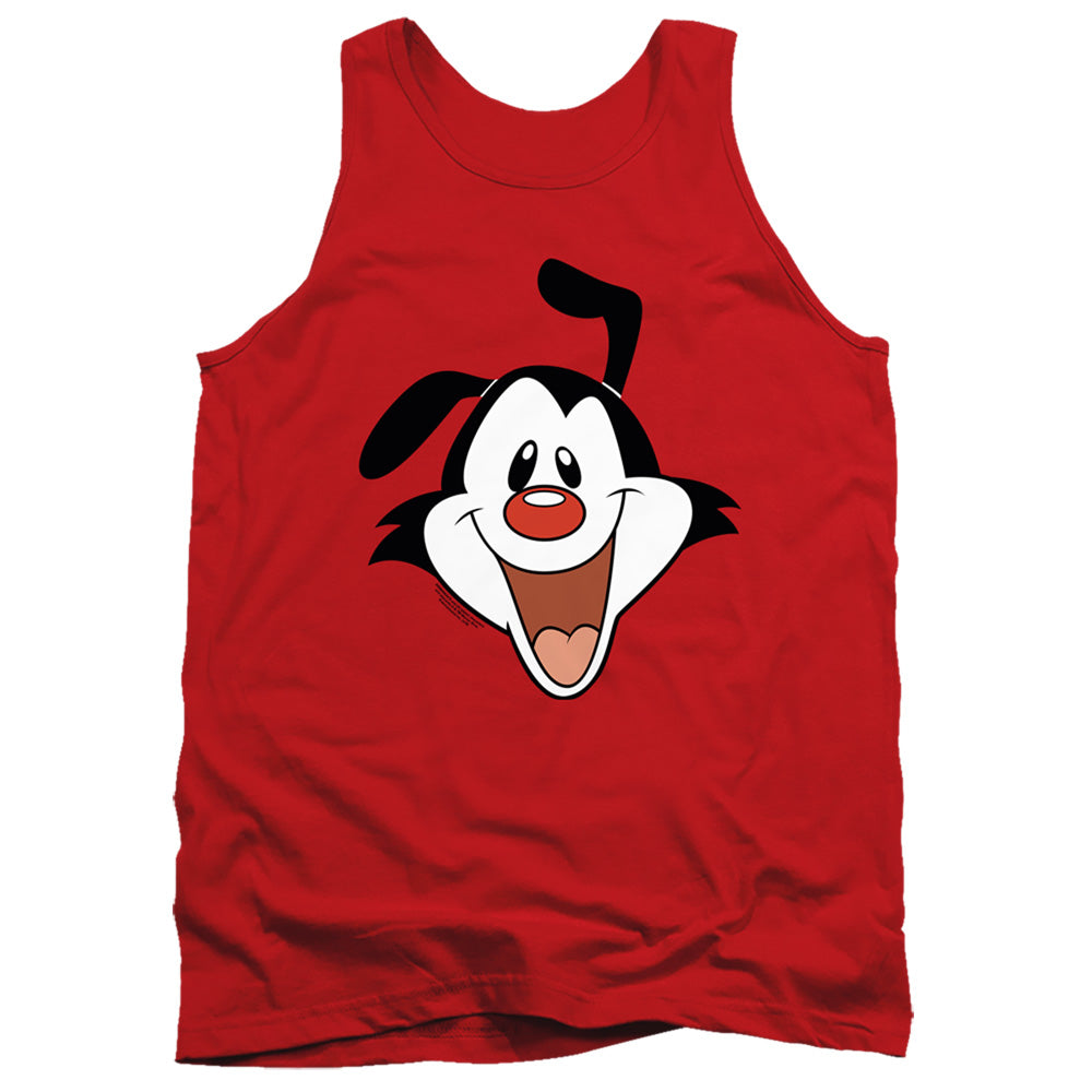 Animaniacs Yakko Head Mens Tank Top Shirt Red Officially Licensed