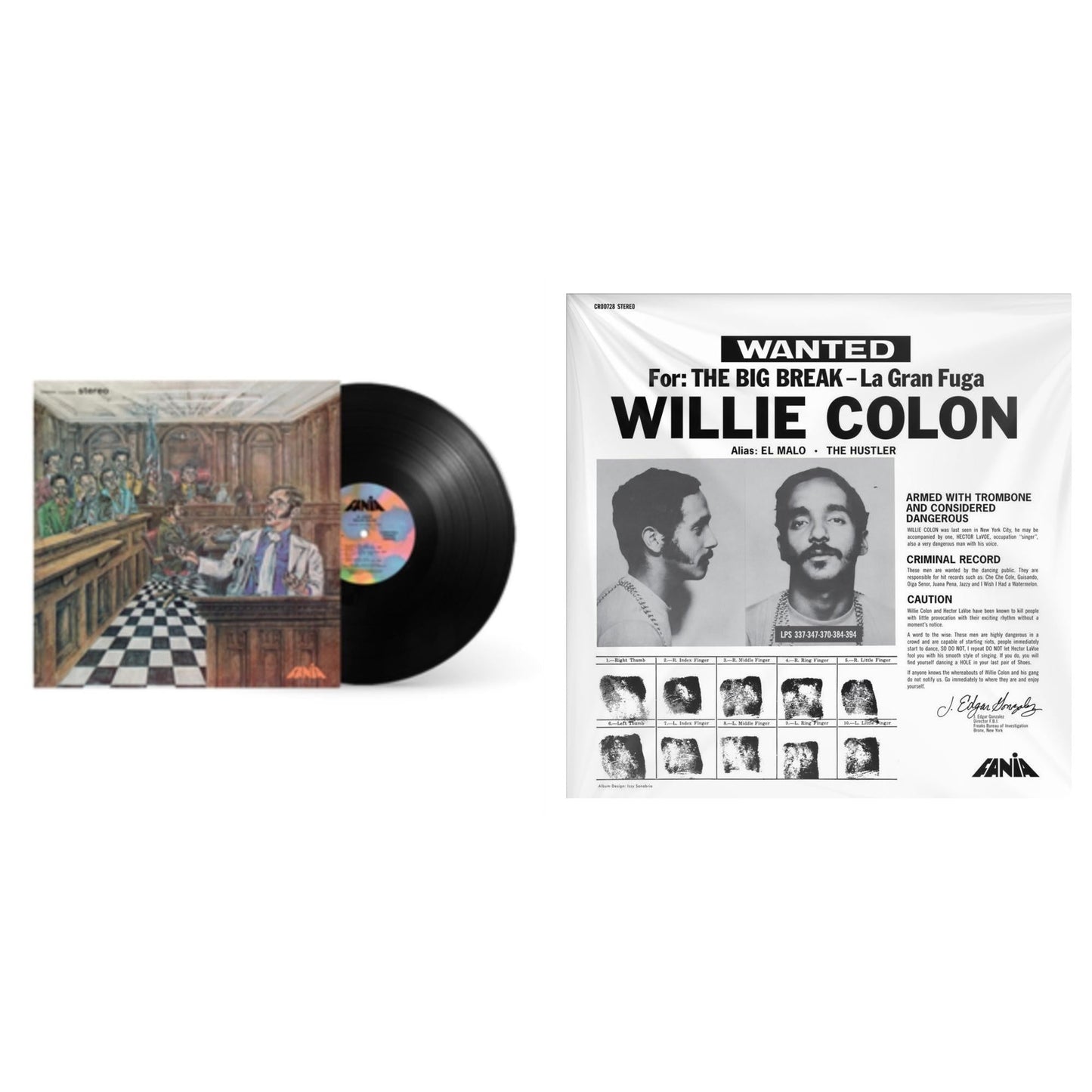 Willie Colon - El Juicio (50Th Anniversary Edition) & Gran Fuga - LP Vinyl Bundle