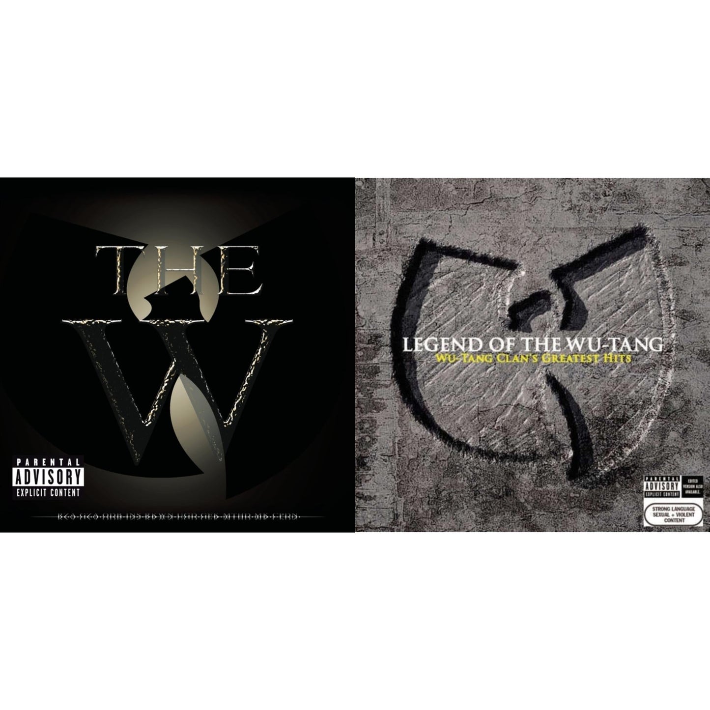 Wu-Tang Clan - W & Legend Of The Wu-Tang: Greatest Hits - CD Bundle