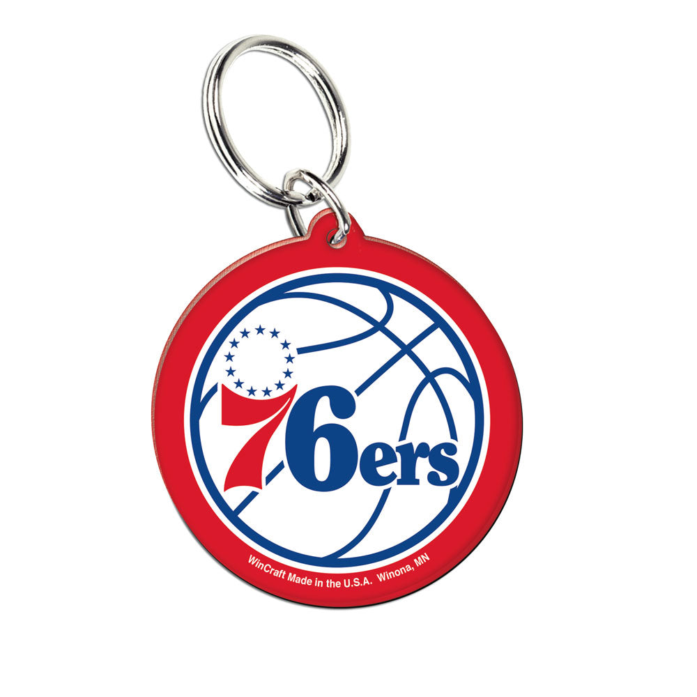 Philadelphia 76ers Acrylic Logo Keychain