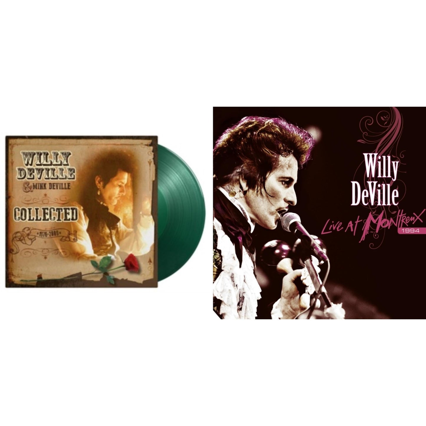 Willy Deville - Live At Montreux 1994 (2LP) & Collected (2LP/Limited/Transparent Green Vinyl/180G/Booklet/Gatefold/Numbered/Import)
