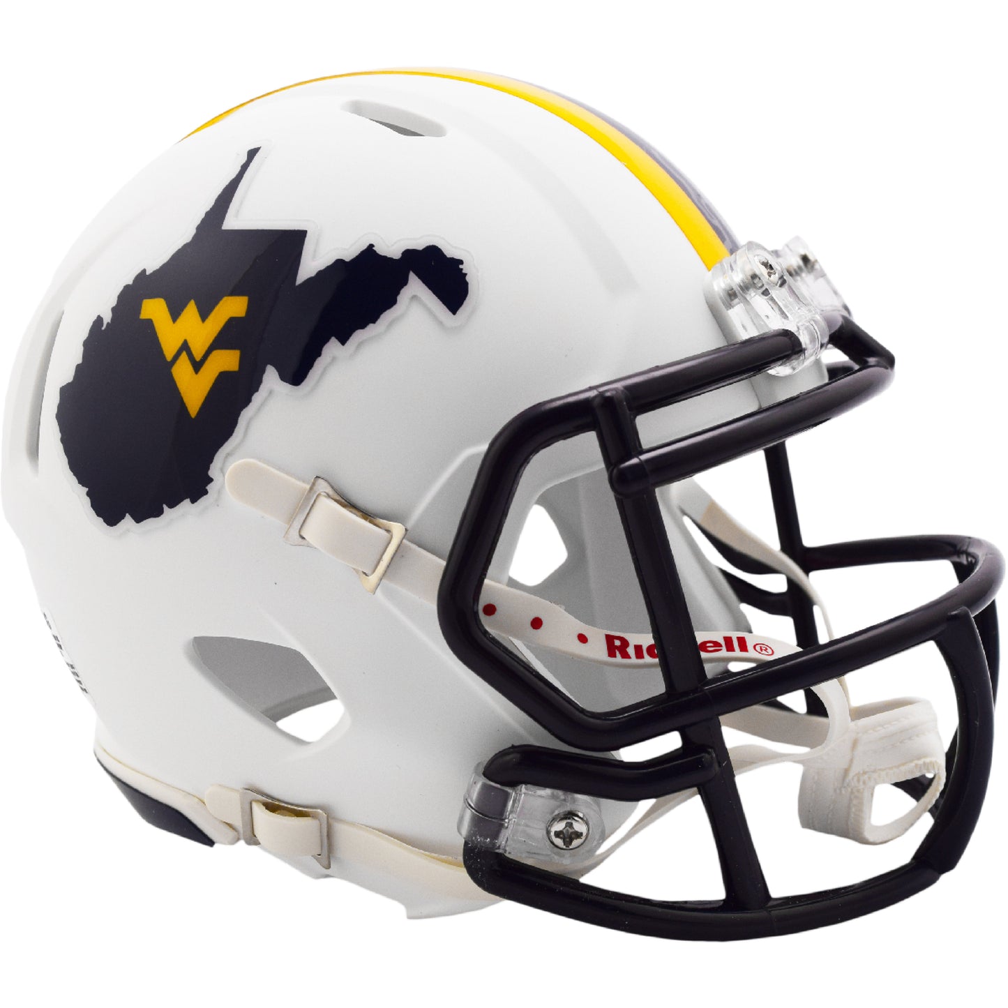 West Virginia Mountaineers Riddell Speed Mini Country Roads Football Helmet