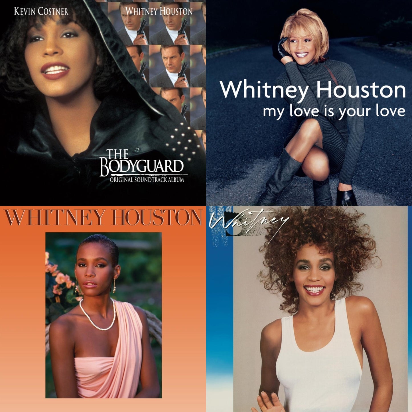 Whitney Houston - Bodyguard Ost & Whitney & My Love Is Your Love & Whitney Houston - LP Vinyl Bundle