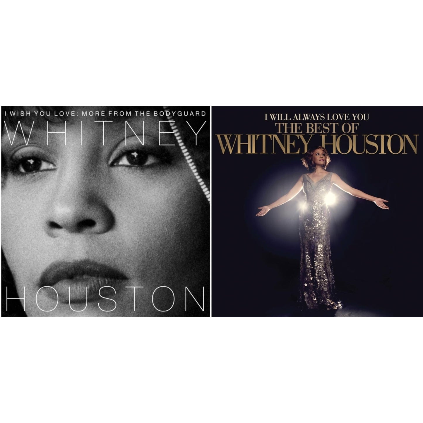 Whitney Houston - I Will Always Love You: The Best Of Whitney Houston (2LP) & I Wish You Love: More From The Bodyguard (150G/Purple LP Vinyl)