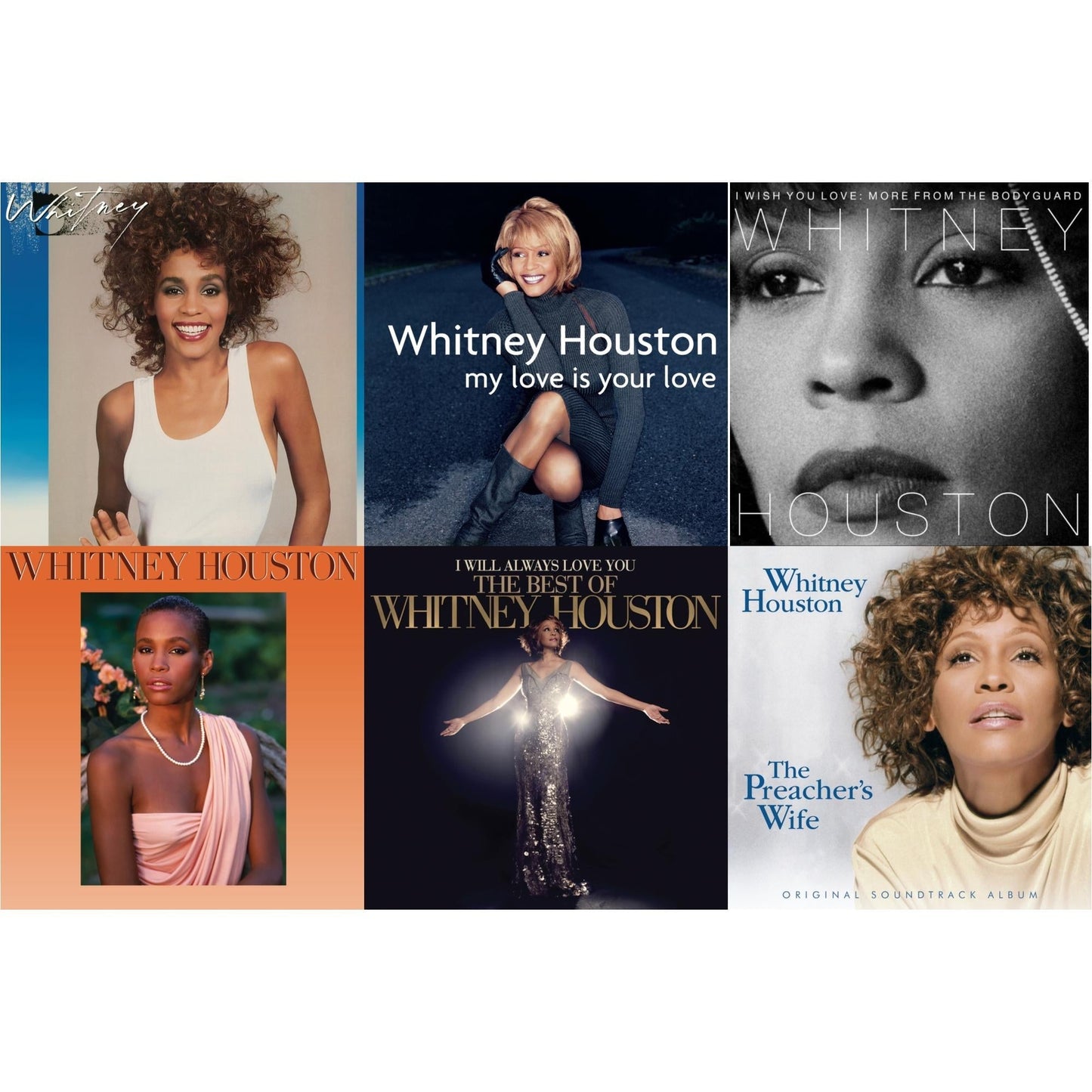 Whitney Houston - I Will Always Love You: The Best Of Whitney Houston (2LP) & Whitney & My Love Is Your Love & Whitney Houston & Preacher's Wife Ost & I Wish You Love: More From The Bodyguard (150G/Purple LP Vinyl)